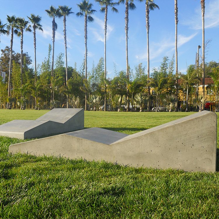 Margolles Benches at Los Angeles County Museum of Art (LACMA)